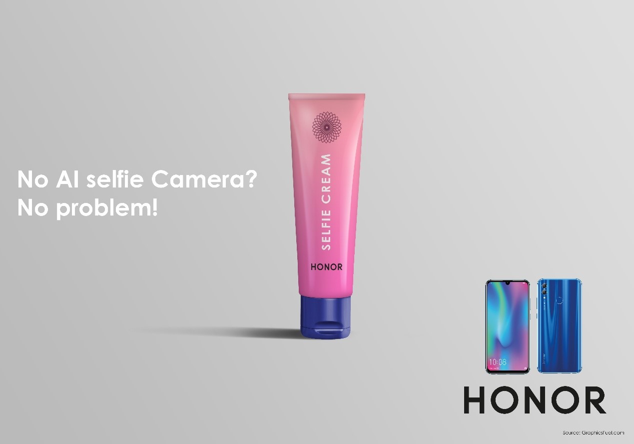 HONOR: Η Selfie Cream, το πρώτο tech καλλυντικό «ταράζει» τη βιομηχανία της ομορφιάς